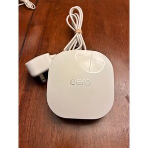 Amazon eero 6 Mesh Wi-Fi 6 Extender White Model N010001 with Power Adapter